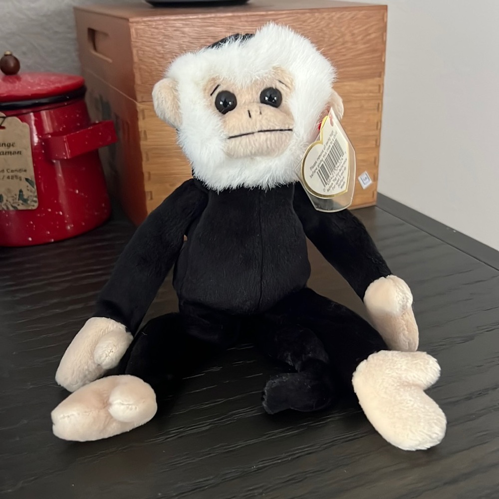 1999 Original Ty Beanie Baby Monkey - Mooch